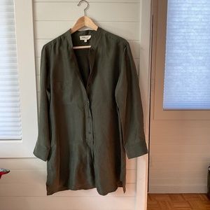 Isabel Marant ´Etoile silk tunic. Olive colour